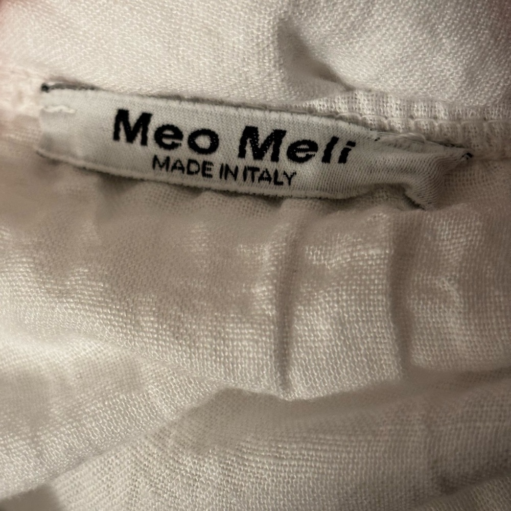 White 100% Linen Tank Top - Picture 5 of 6